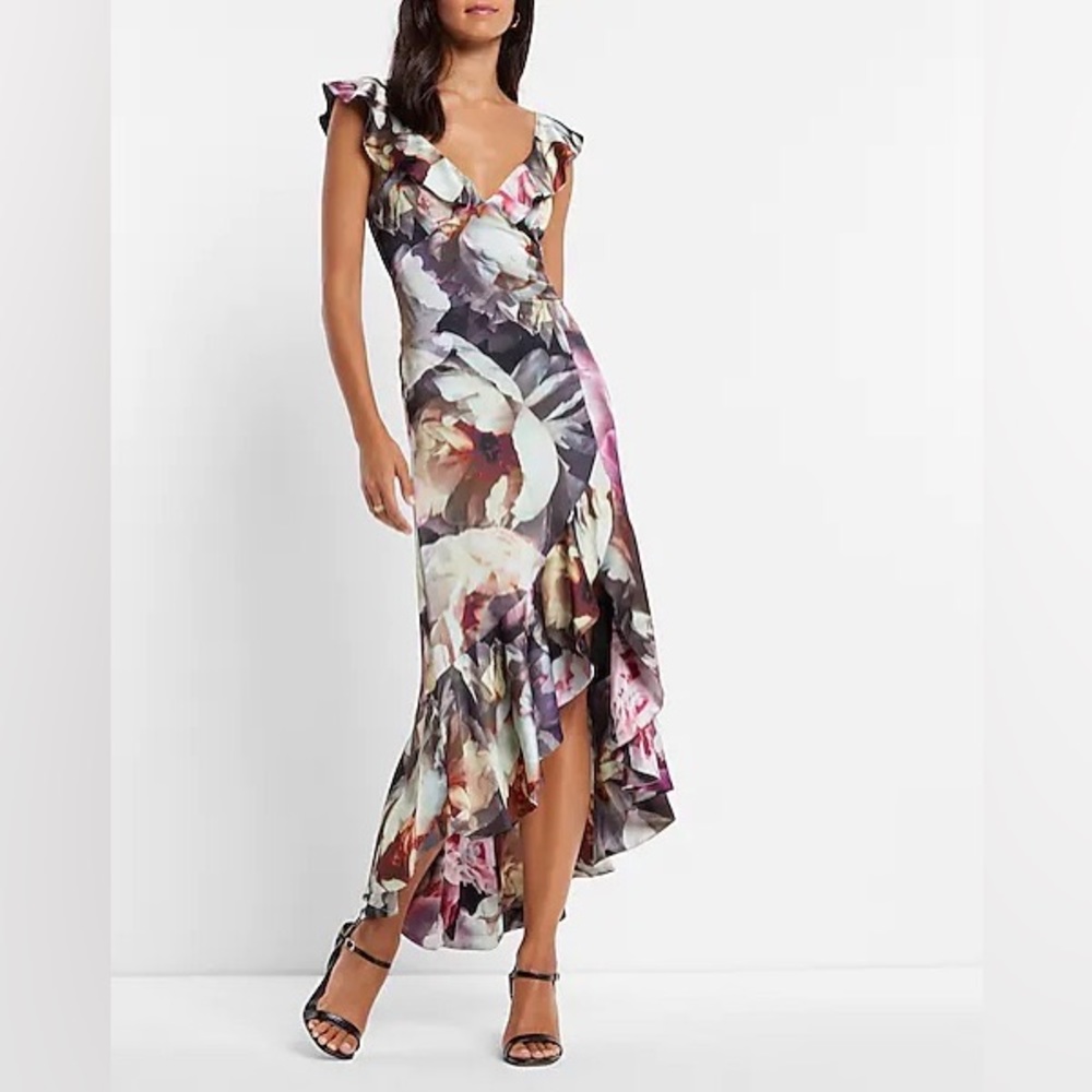NWT Express Hi Lo Maxi Dress